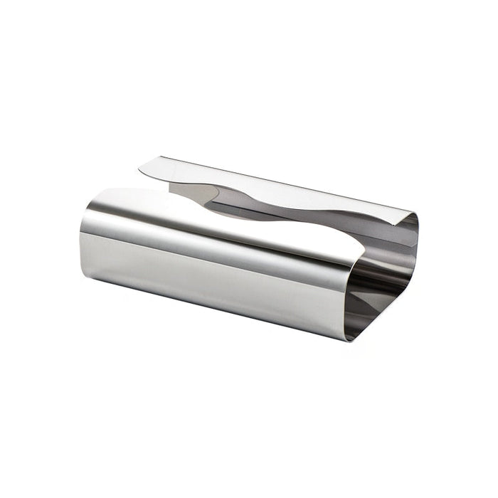 Silver Plated Stainless Steel Tissue Holder