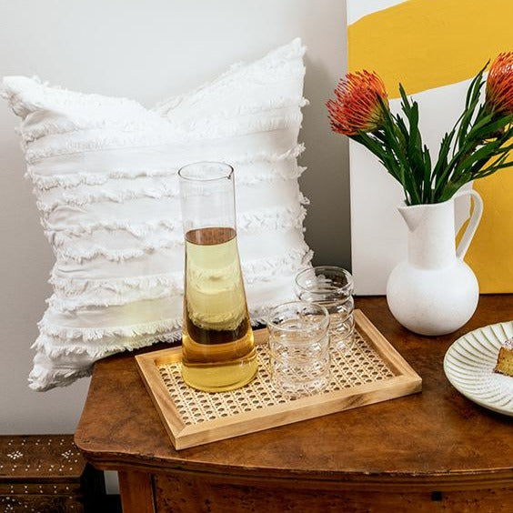 Raw Edge Square & Lumbar Pillow Cover-Letifly Lights and Decor