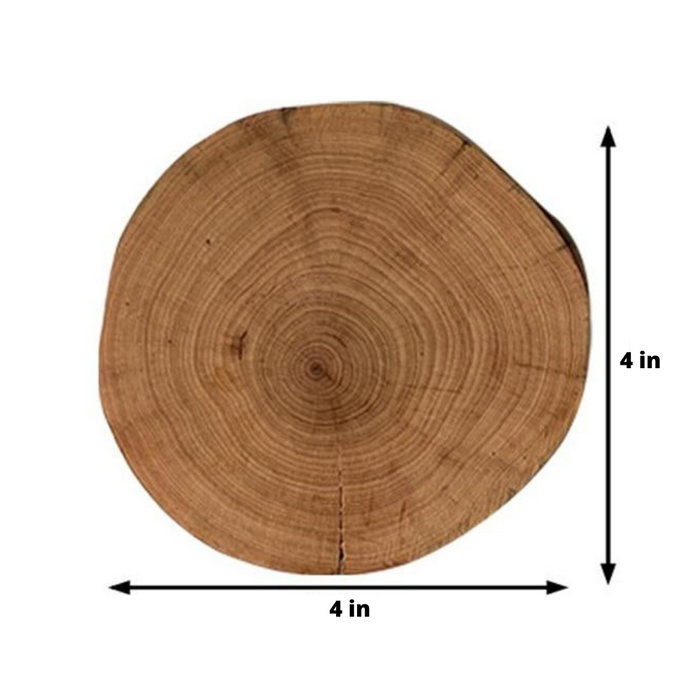Natural Round Wood Slice Coasters Cup Dimensions