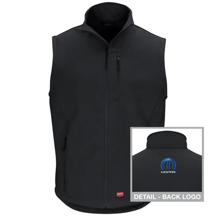 Red Kap® Mopar Lightweight Soft Shell Vest - 5591BK