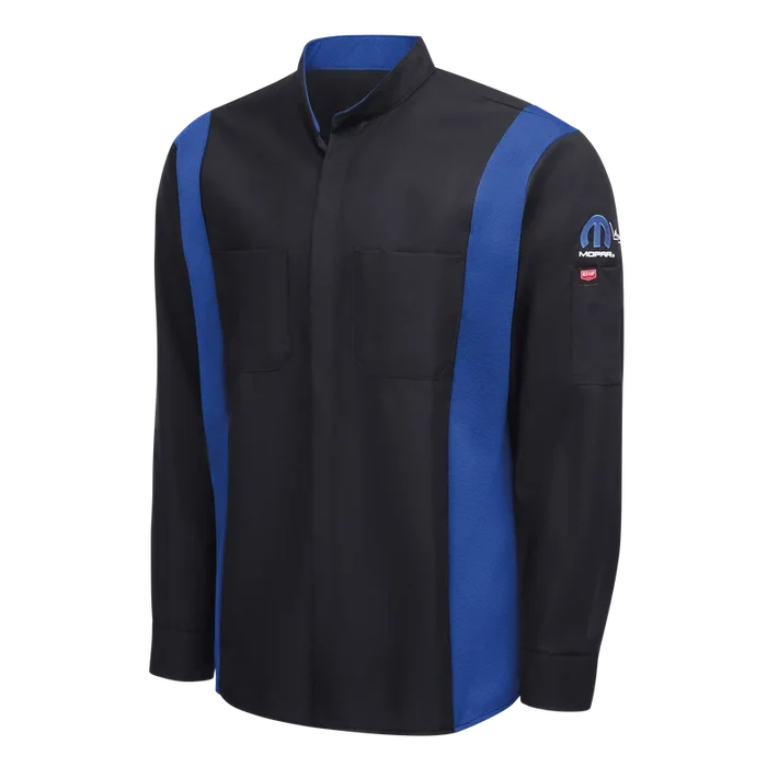 Red Kap® Mopar Men's Long Sleeve Technician Shirt with Oilblok Technology - SY36MP