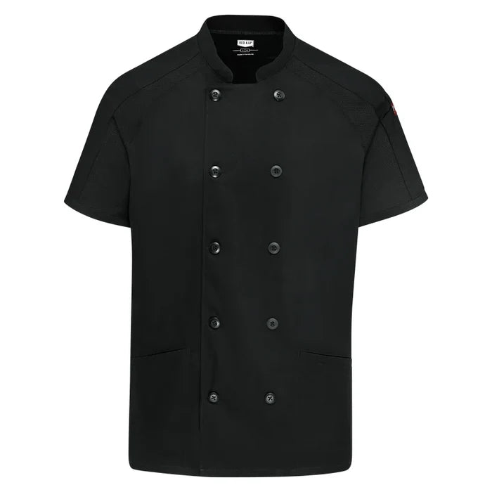 Red Kap® Women's Airflow Raglan Sleeves Chef Coat with OilBlok - 051W