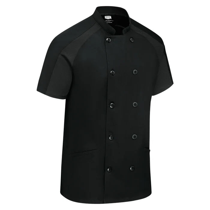 Red Kap® Women's Airflow Raglan Sleeves Chef Coat with OilBlok - 051W