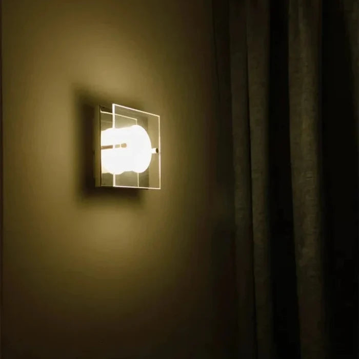 Medieval Bauhaus Glass Wall Lamps Corridor Aisle Lamp LED Retro Industrial Style Living Room Porch Bedroom Bedside Wall Lights-Letifly Lights and Decor