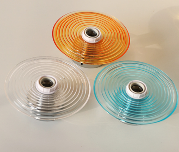 Rigged Colored Glass Disk Wall Lamp-Letifly Lights and Decor