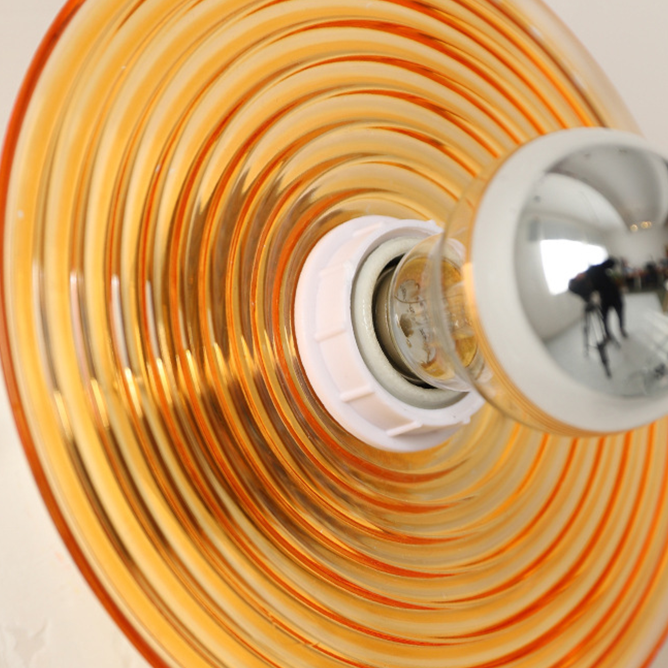 Rigged Colored Glass Disk Wall Lamp-Letifly Lights and Decor