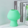 Tulip Mushroom Bedroom Glass Table Lamp with 3 Color Modes