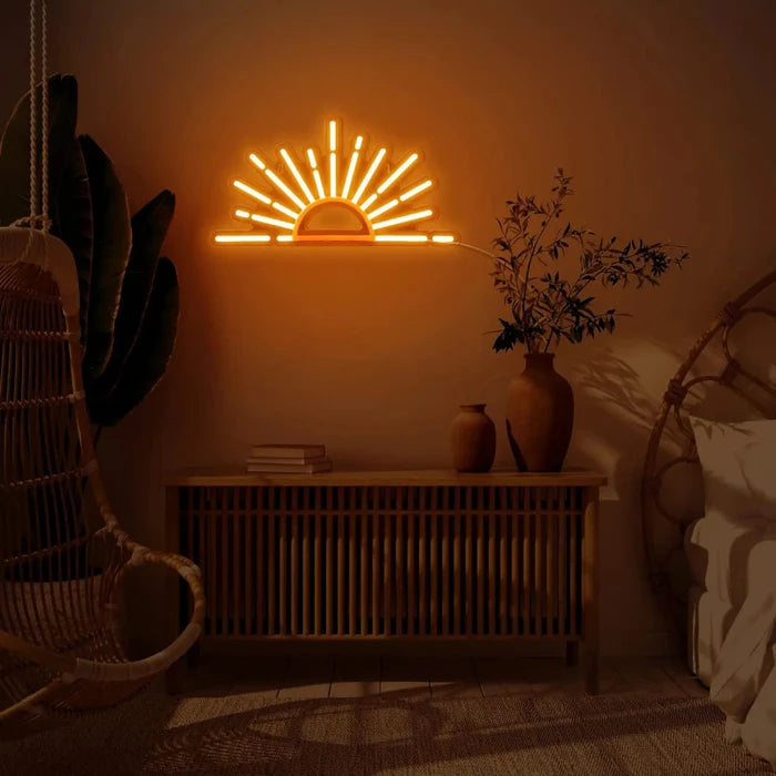 Sunrise Horizon LED Neon Light for room party bar decor