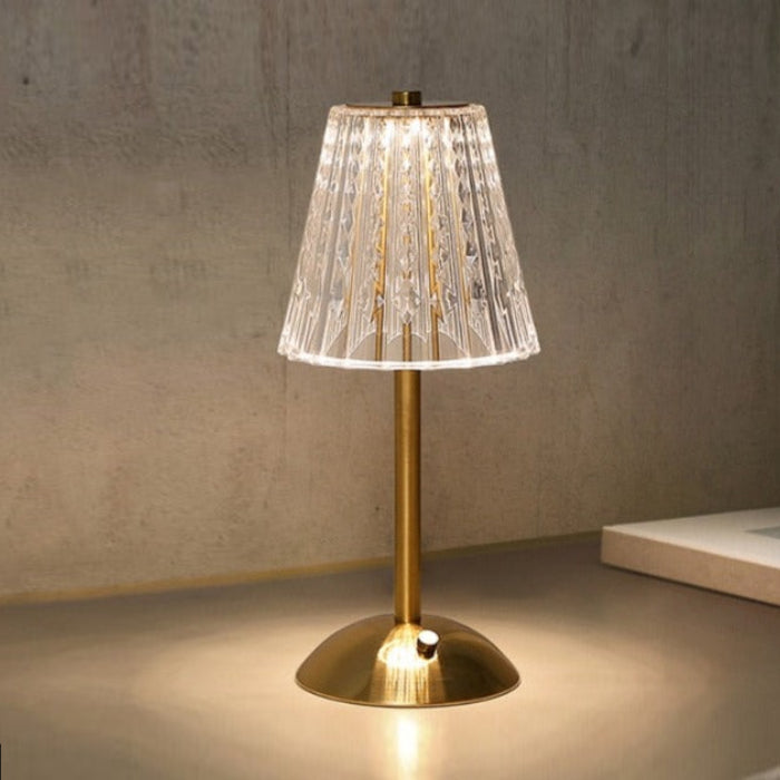 Rockefeller Sparkle Cordless Table Lamp-Letifly Lights and Decor
