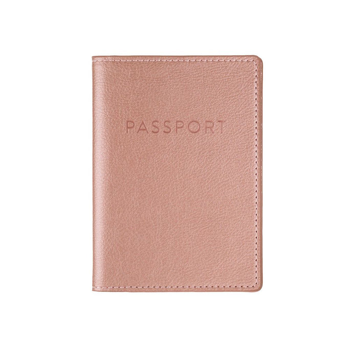 Rose Gold Passport Case