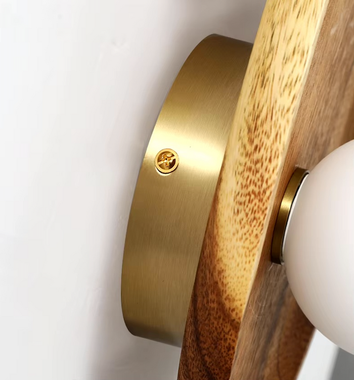 Rustic Glow Wooden Wall Sconce-Letifly Lights and Decor