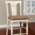 SABRINA Off White/Cherry Ctr.Ht. Chair, Cherry & White (2/CTN)