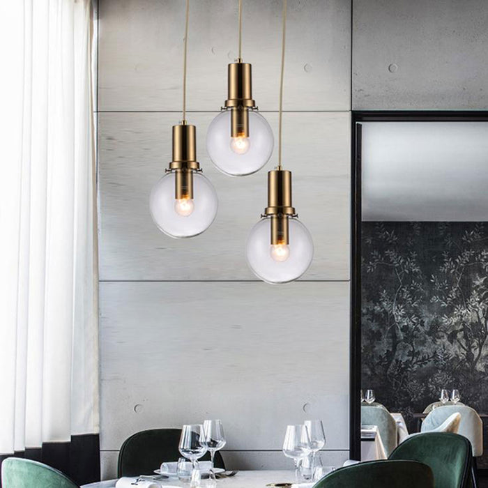Clear Glass Pendant Light