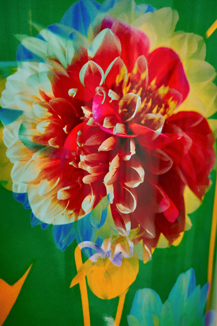 SCENTED CANDLE ARTY FLOWERS BOUQUET