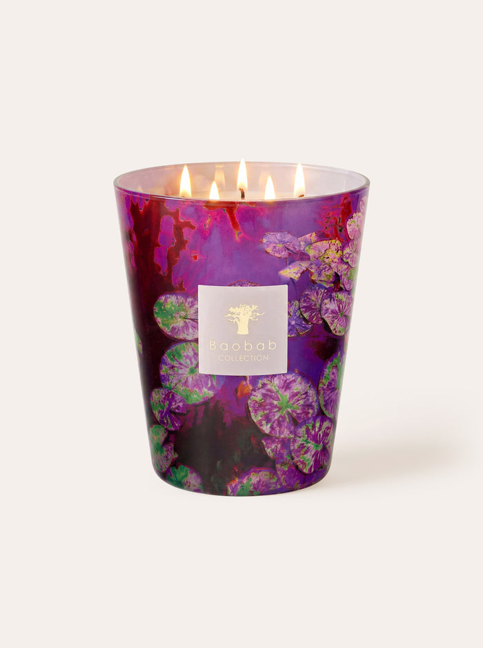 SCENTED CANDLE ARTY FLOWERS WATER LILY MAX 24