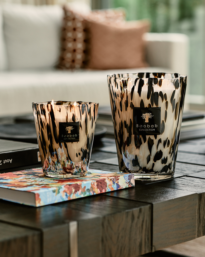 SCENTED CANDLE PEARLS BLACK - BAOBAB COLLECTION