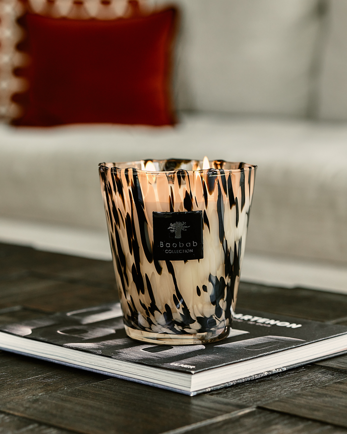 SCENTED CANDLE PEARLS BLACK - BAOBAB COLLECTION