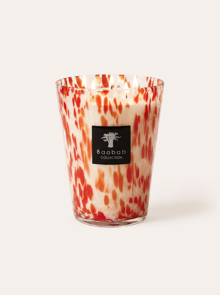 SCENTED CANDLE PEARLS CORAL MAX 24