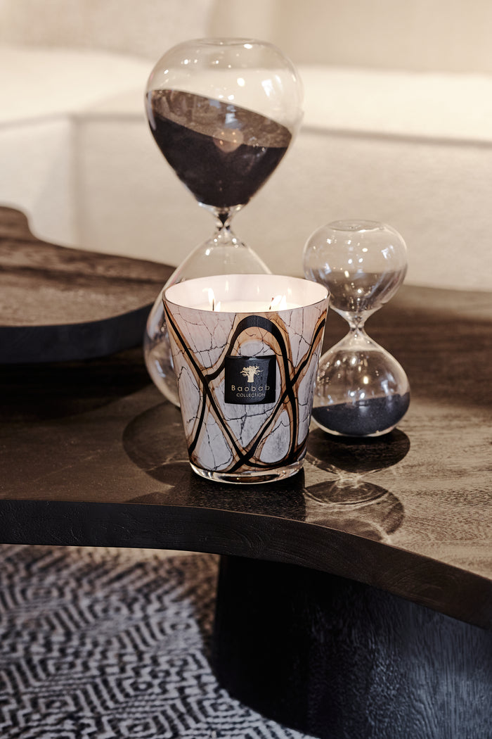SCENTED CANDLE STONES MARBLE