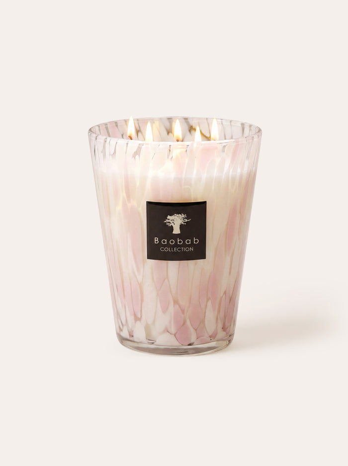 SCENTED CANDLE WHITE PEARLS MAX 24