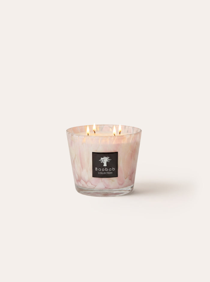 SCENTED CANDLE WHITE PEARLS MAX 10