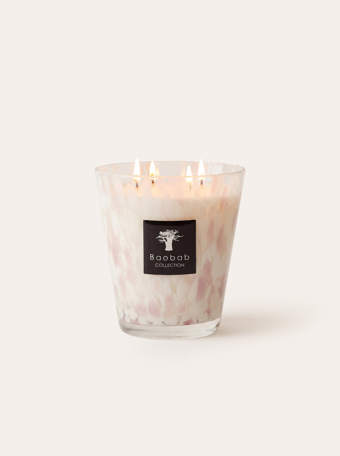 SCENTED CANDLE WHITE PEARLS MAX 16