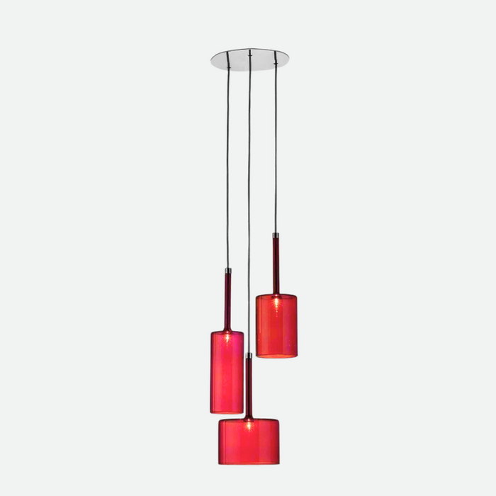 Red glass / 3 Pc Set
