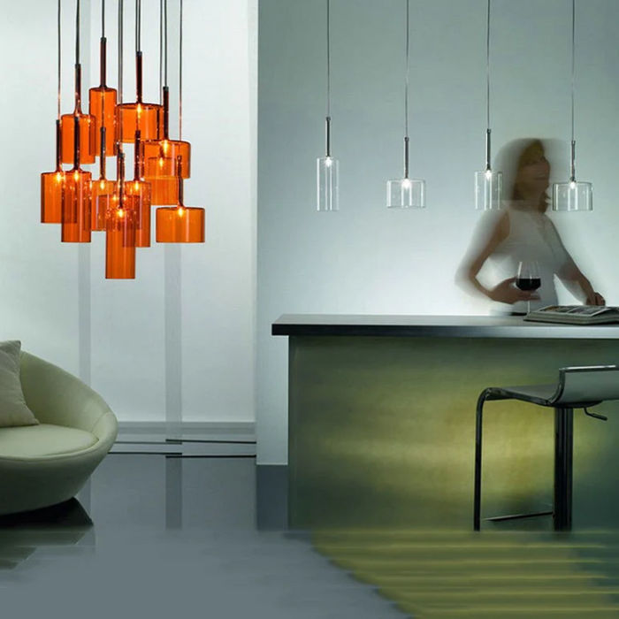 Sculptural Glass Loft Pendant & Chandelier Lights-Letifly Lights and Decor