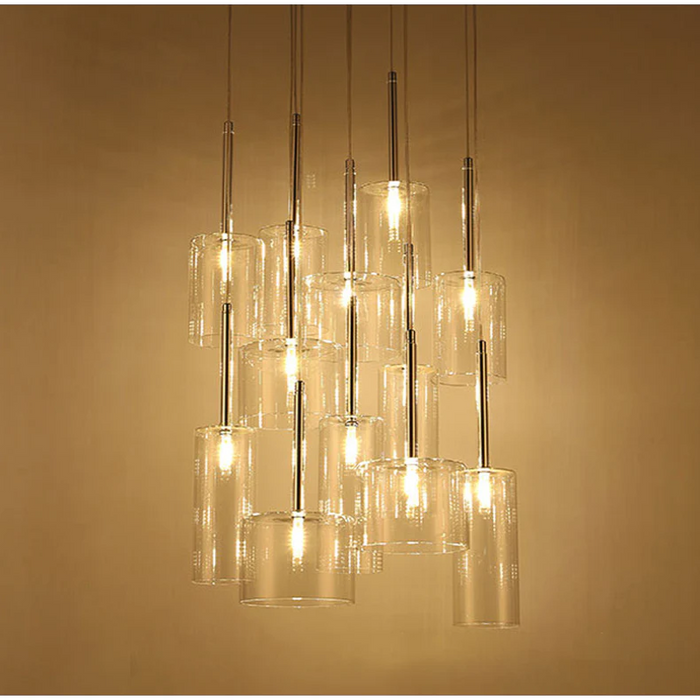Sculptural Glass Loft Pendant & Chandelier Lights-Letifly Lights and Decor