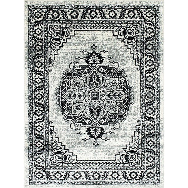 Serang Gray/Black 5' X 7' Area Rug