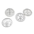 Silver Instrmt Panel Coasters