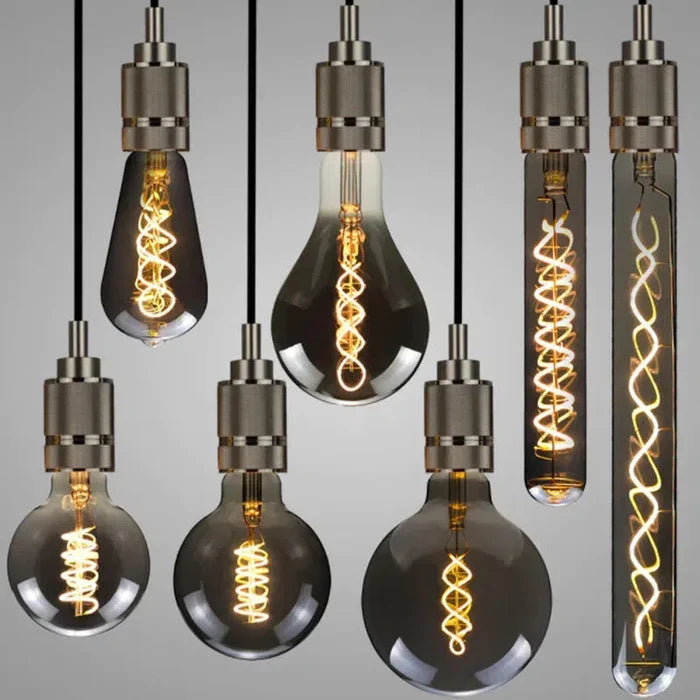 Smoke Led Spiral Filament Edison Bulb-Letifly Lights and Decor