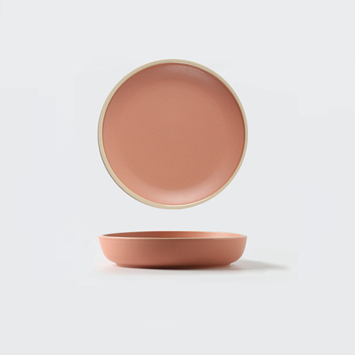 Coral / 8 inch Deep Plate
