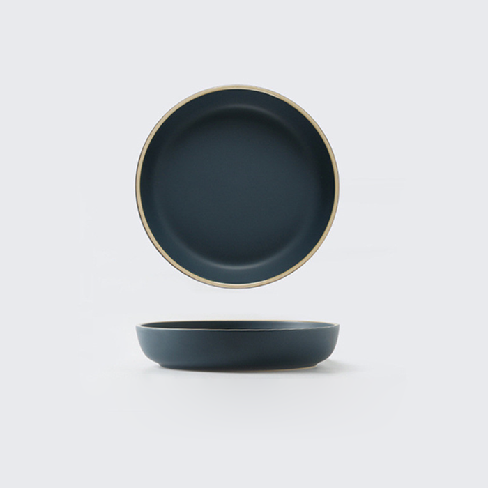 Navy / 8 inch Deep Plate