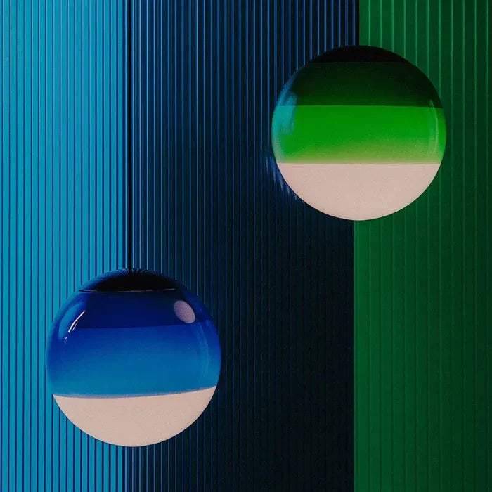 Modern Creative Colored Glass Ball LED Chandelier Restaurant Living Room Bedroom Hotel Art Pendant Lamp Home Decor Light Fixture-Letifly Lights and Decor