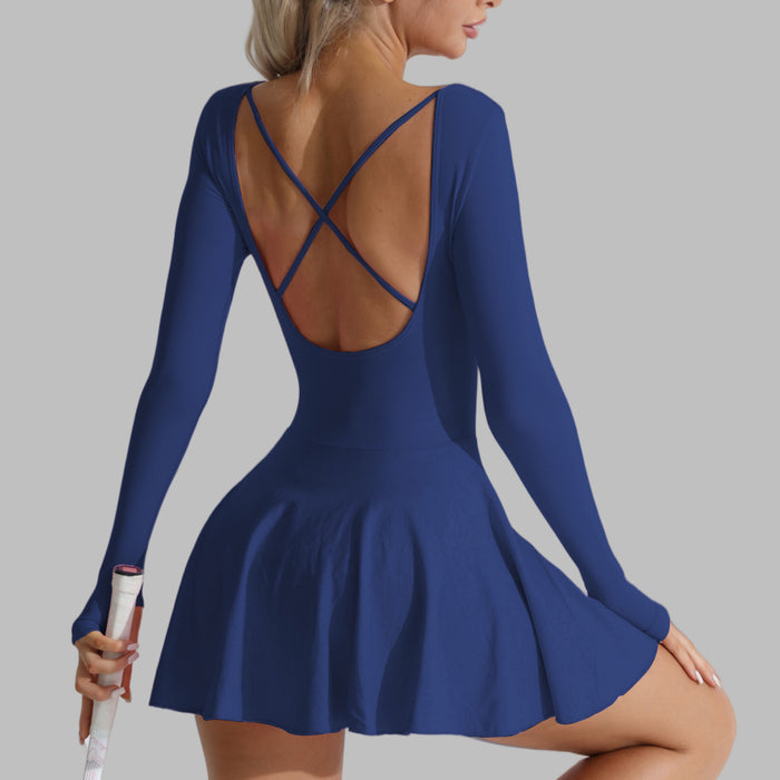 Sporty Backless Jumpsuit for Active Wear