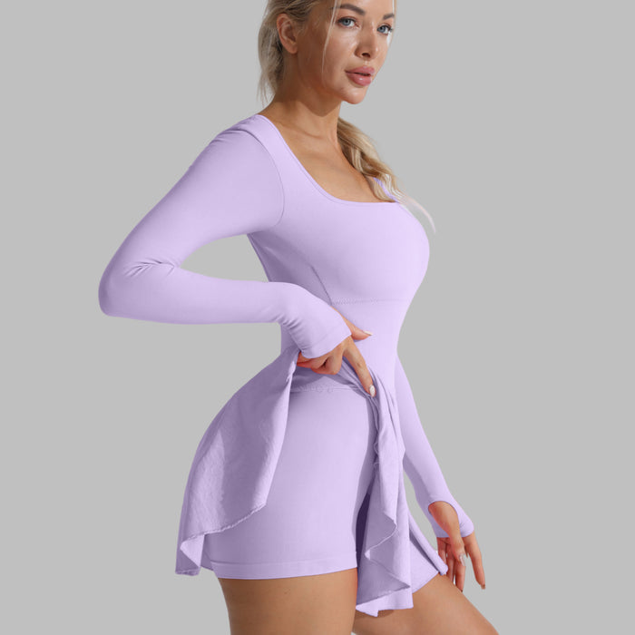 Sporty Backless Jumpsuit for Active Wear