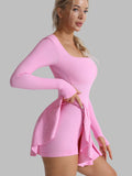 Sporty Backless Jumpsuit for Active Wear