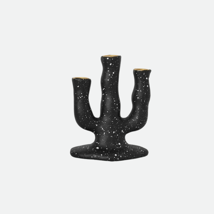 Black Three Candle