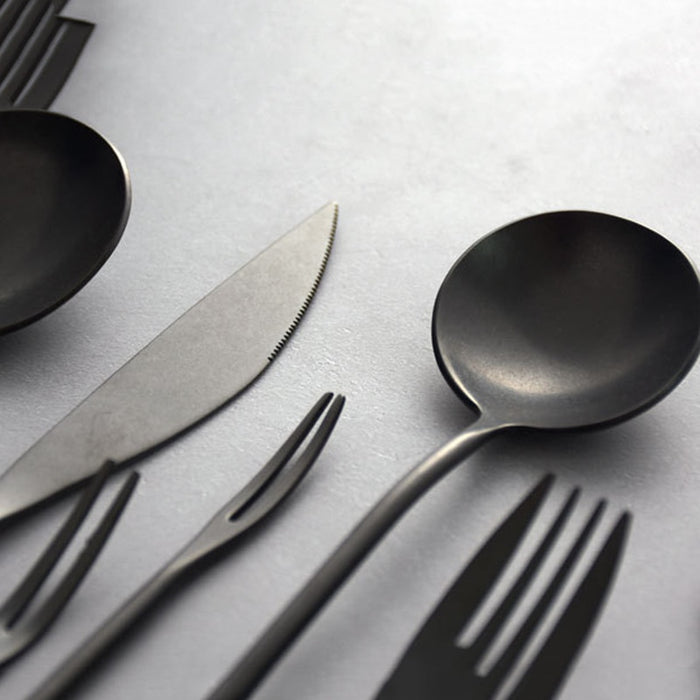 Retro Stainless Steel Cutlery Set