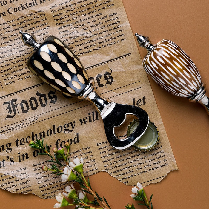 Wooden and Stainless Beer Bottle Opener