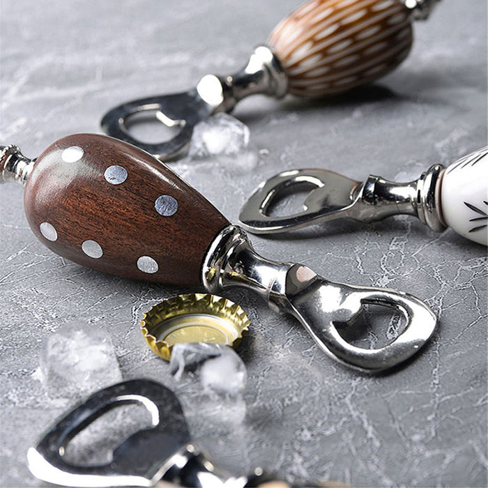 Wooden and Stainless Beer Bottle Opener