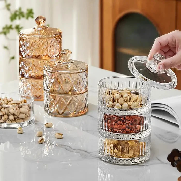 1pc Elegant Glass Ice Cream Dessert Cups With Lids - Perfect For Pudding, Yogurt, And Gelato - Ideal For Home & Commercial Use-Letifly Lights and Decor