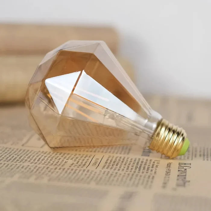 Vintage Edison Led Bulb G95 Dimaond 4W Led Filament 2700Kelvin Warmth Glow Specialty Decorative Light Bulb 110V 220V-Letifly Lights and Decor