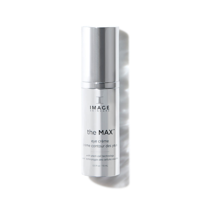 Skincare bottle labeled 'the MAX' on a white background