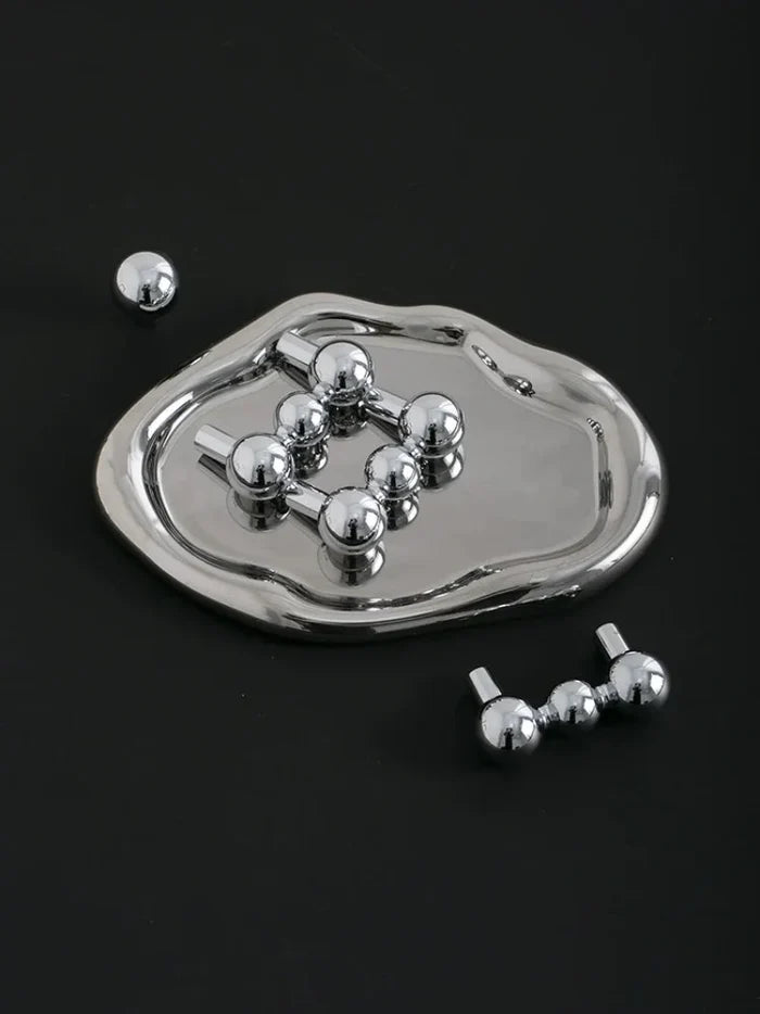 Furniture Handles Bedroom Brass French Silver Wardrobe Door Handle Cabinet Door Shoe Cabinet Drawer Kitchen Brass Small Handles-Letifly Lights and Decor