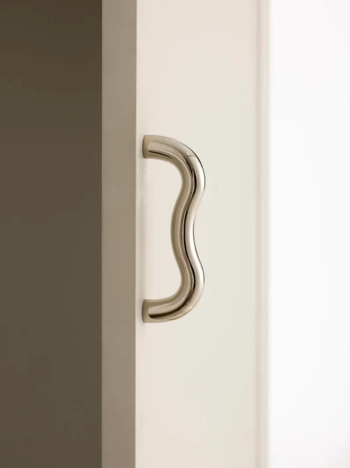 European Minimalist Brass Furniture Handle Cabinet Bar Pulls Bedroom Dresser Bedside Handle Bright Nickel Door Handle Pull-Letifly Lights and Decor