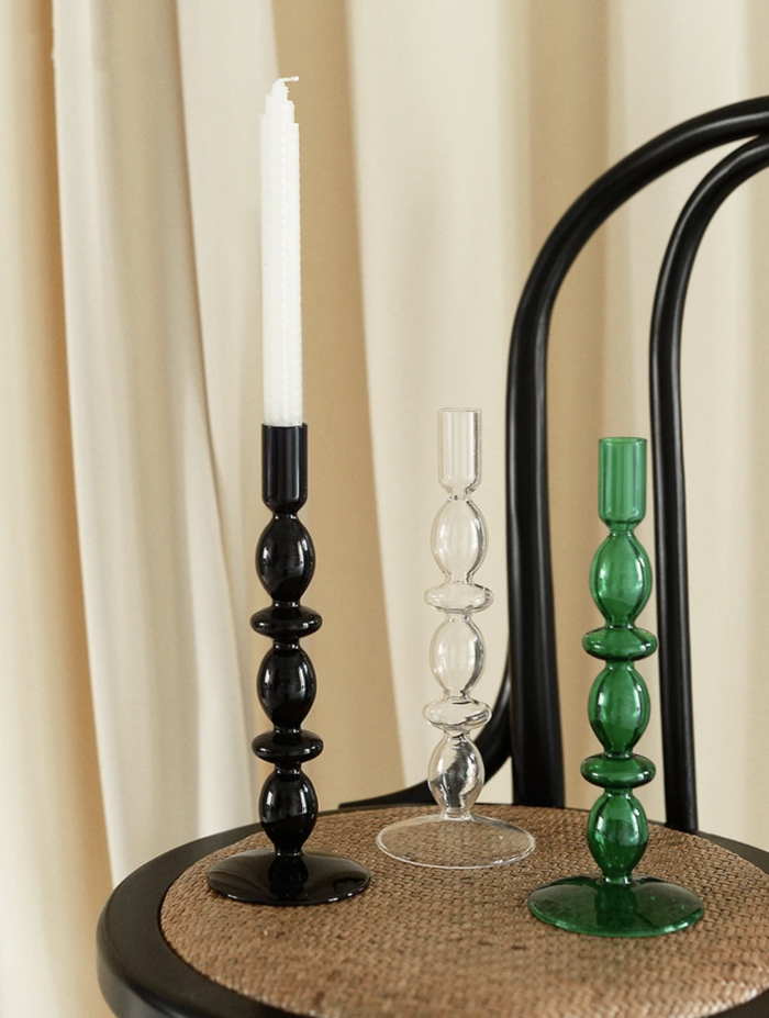 Trampoline Glass Candle Holders - Archive Deals-Letifly Lights and Decor