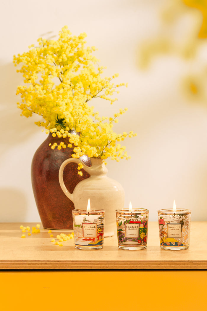 TRIO TRAVEL CANDLES PROVENCE-MONACO-COTE D'AZUR