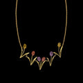Image of the Michael Michaud Tulip Necklace on a black background